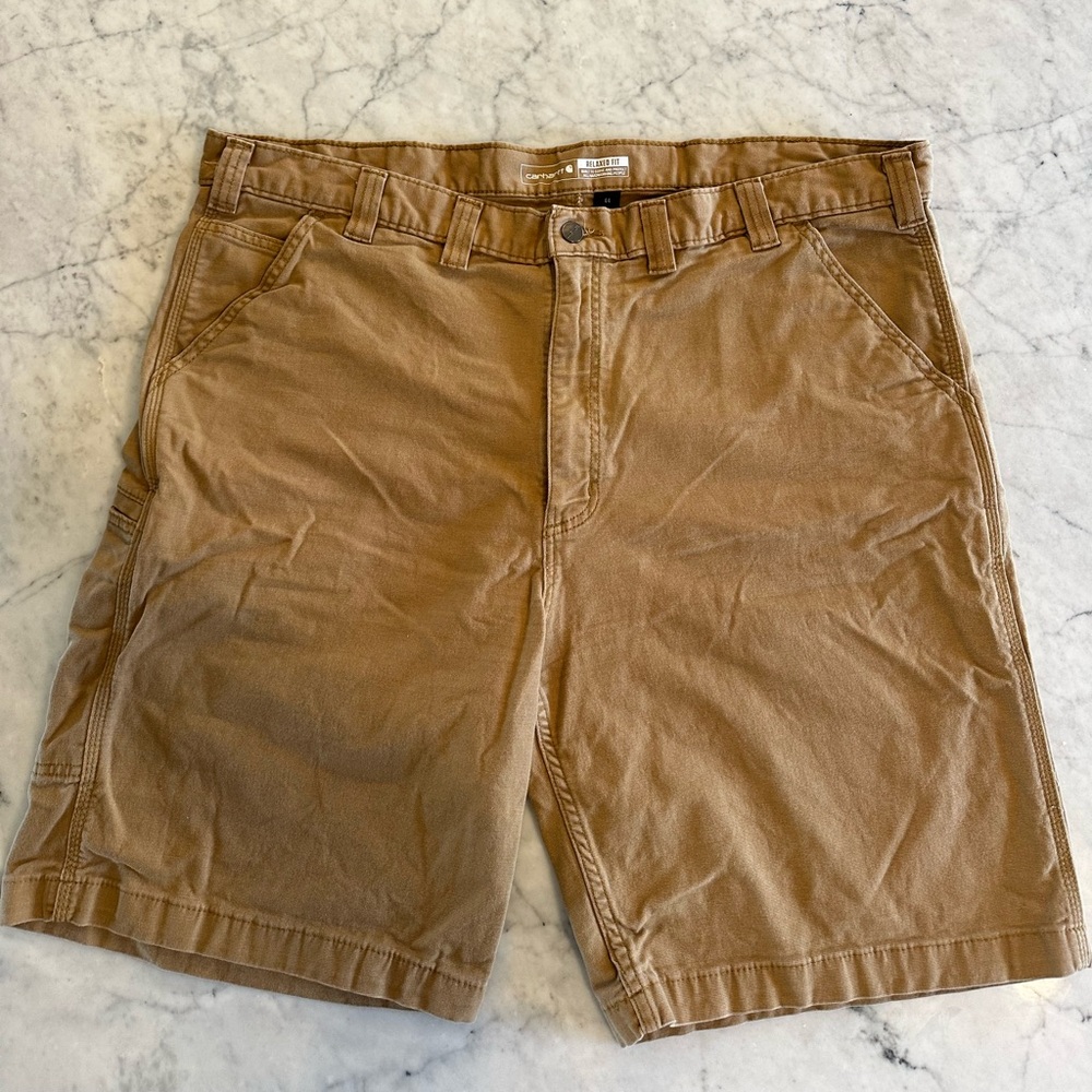 Carhartt Tan Cargo Work Shorts size 44 Excellent condition-like new! Retail $50